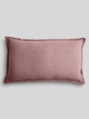 NWOT Quince European Linen Flange Edge Pillow Cover in Fig